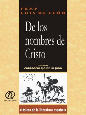 cover image of De los Nombres de Cristo
